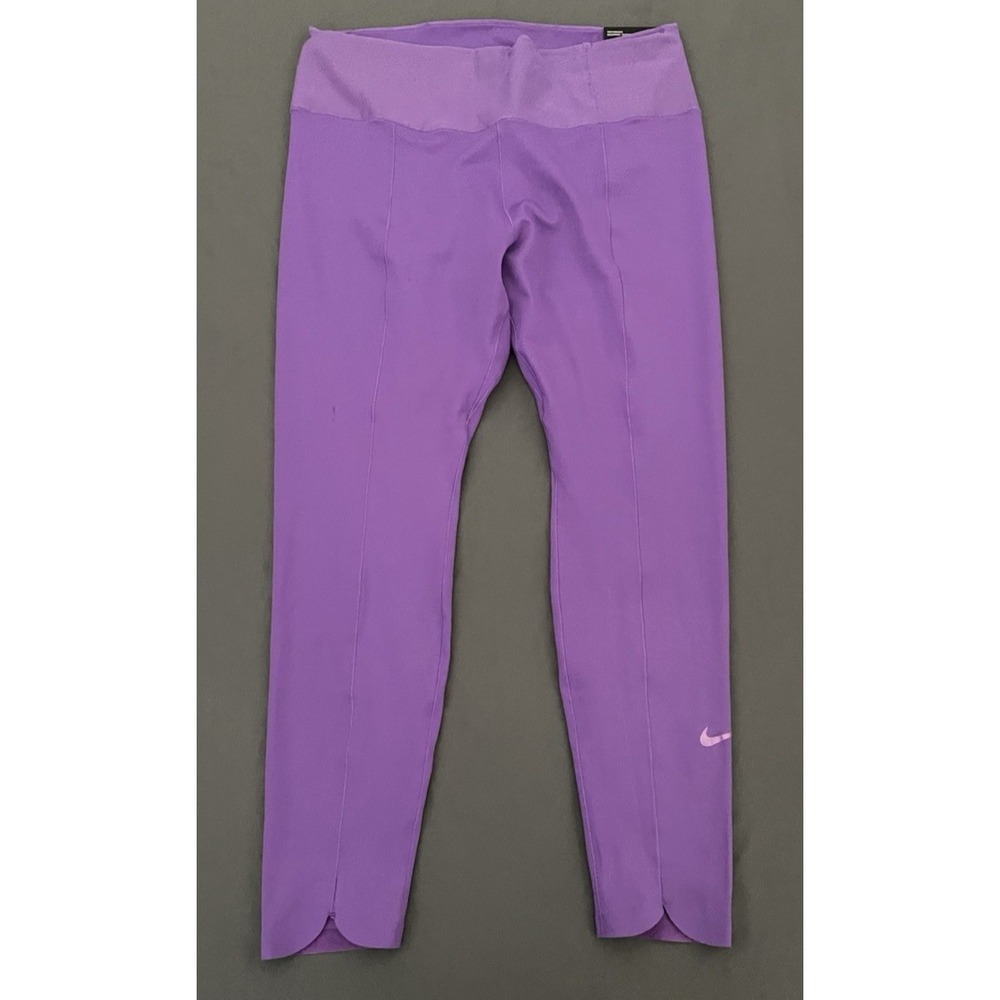 NEW! Nike One Luxe Tight Fit Crop Leggings Womens Size Medium Purple Training